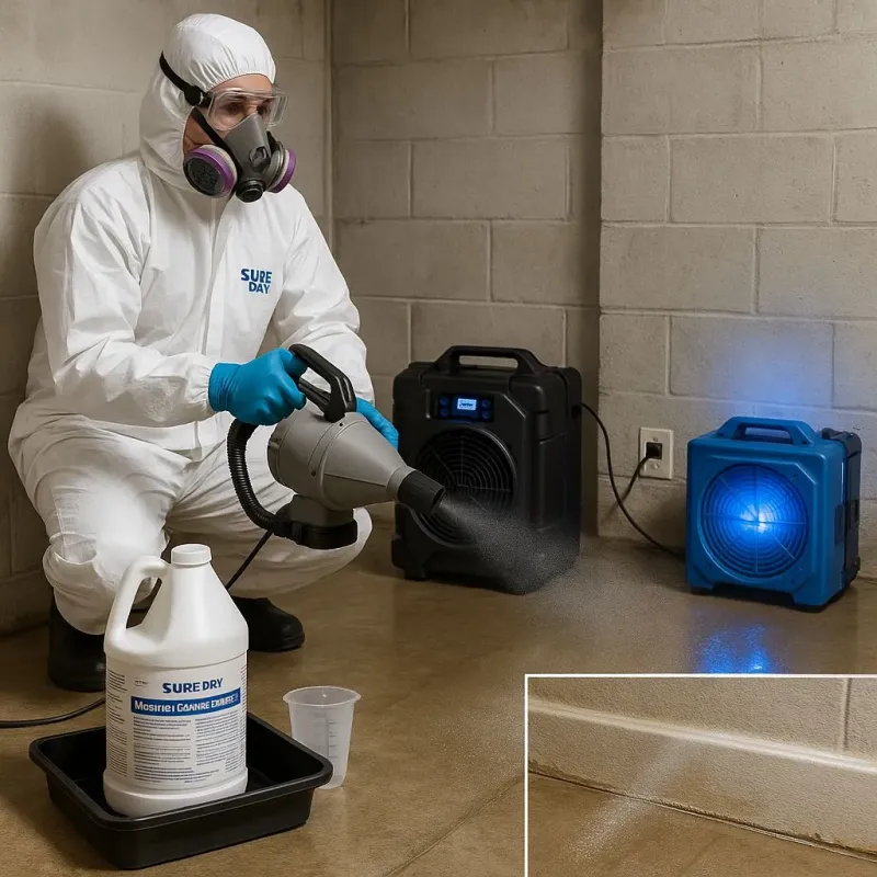 Sanitization and Odor Removal process in Mount Airy, NC