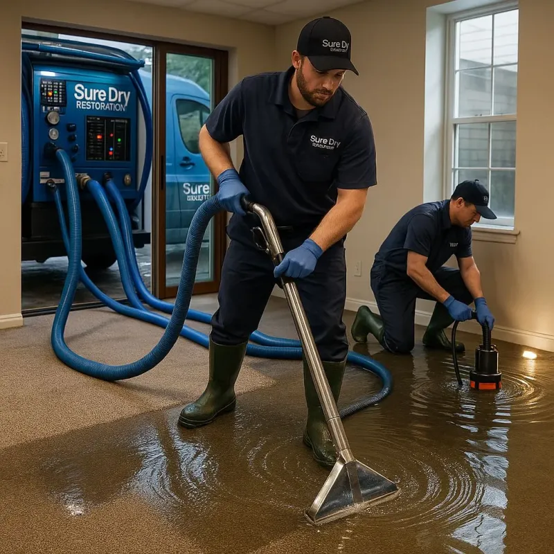 Water Extraction and Removal process in Mount Airy, NC